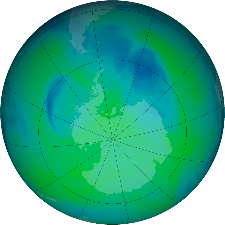 Ozone Map 2004-12-09